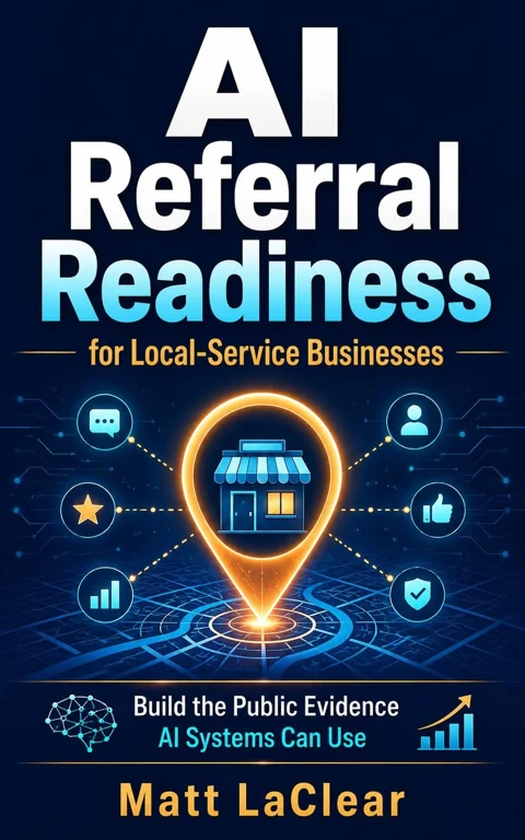 AI Referral Readiness for Local-Service Businesses — cover of the source book by Matt LaClear
